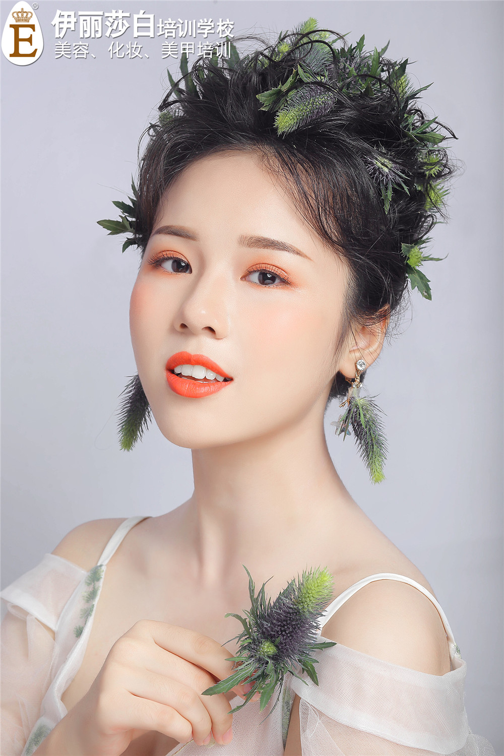 伊丽莎白化妆学校,老师作品,伊丽莎白化妆学院,佛山伊丽莎白学院,顺德伊丽莎白学校